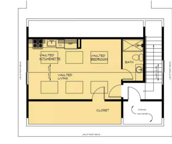 The Magnolia upper-floor architectural plan